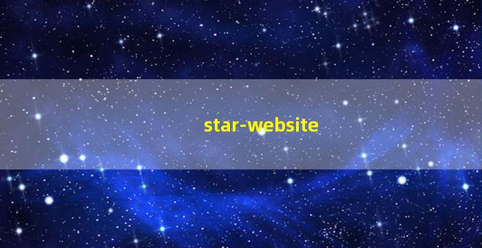 一个标有星座图标的网站