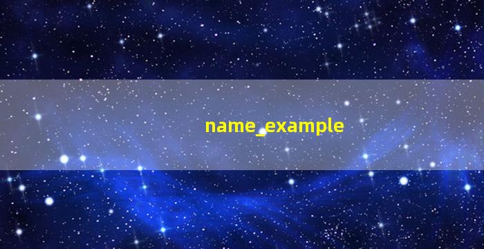name example